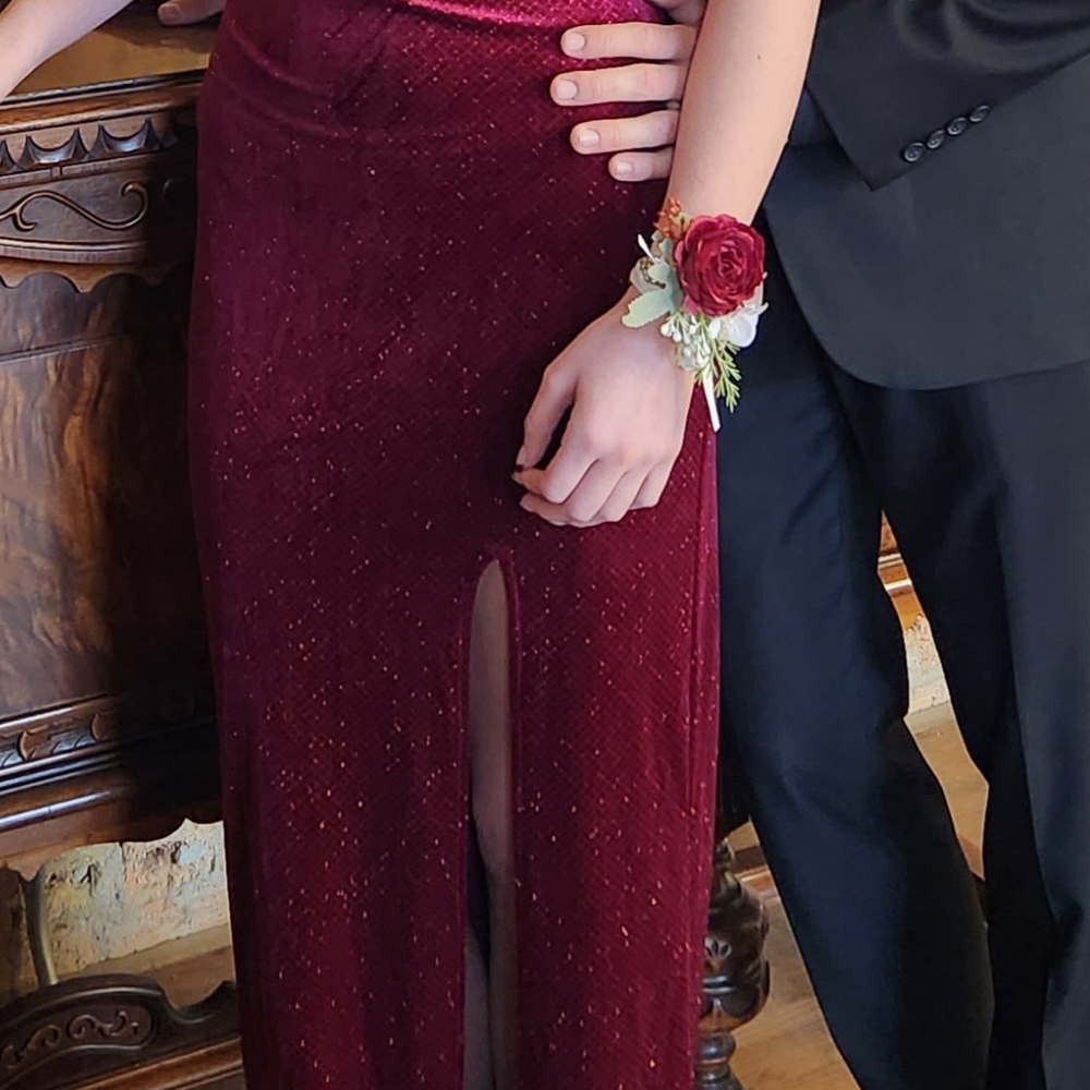 Teeze Me Burgundy Dress